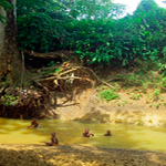 En San Basilio de Palenque hay un arroyo que lo atraviesa y que tiene un papel esencial en la cultura de este pueblo colombiano