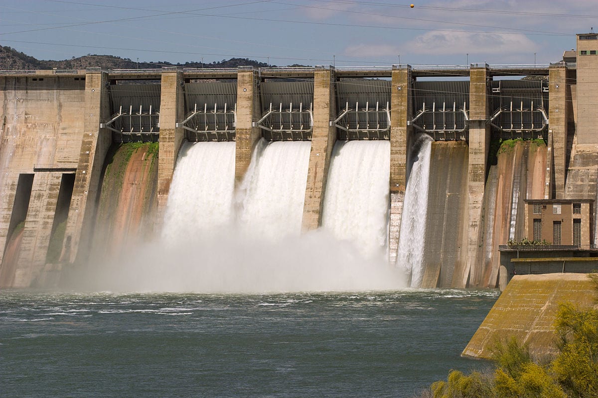 represa de energía hidráulica