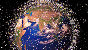 basura espacial como satélites son un gran problema