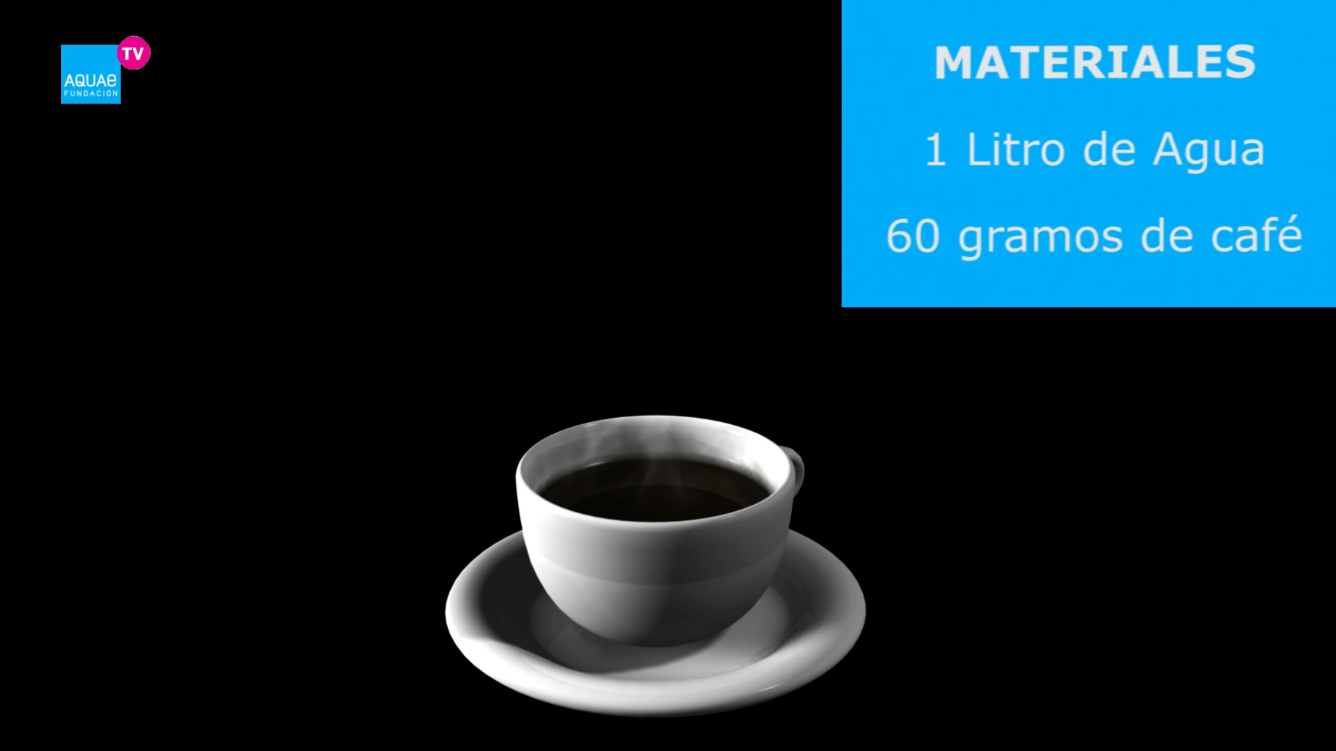 El siguiente vídeo nos muestra cómo hacer un café perfecto y qué variables tenemos que tener en cuenta, como la proporción del agua.