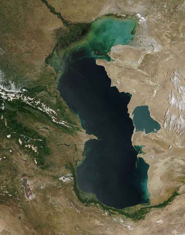 Mar Caspio, un mar interior o lago