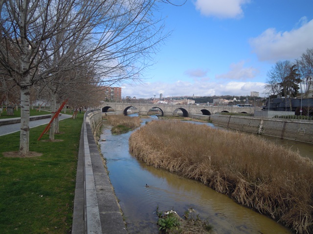 Río Manzanares en Madrid