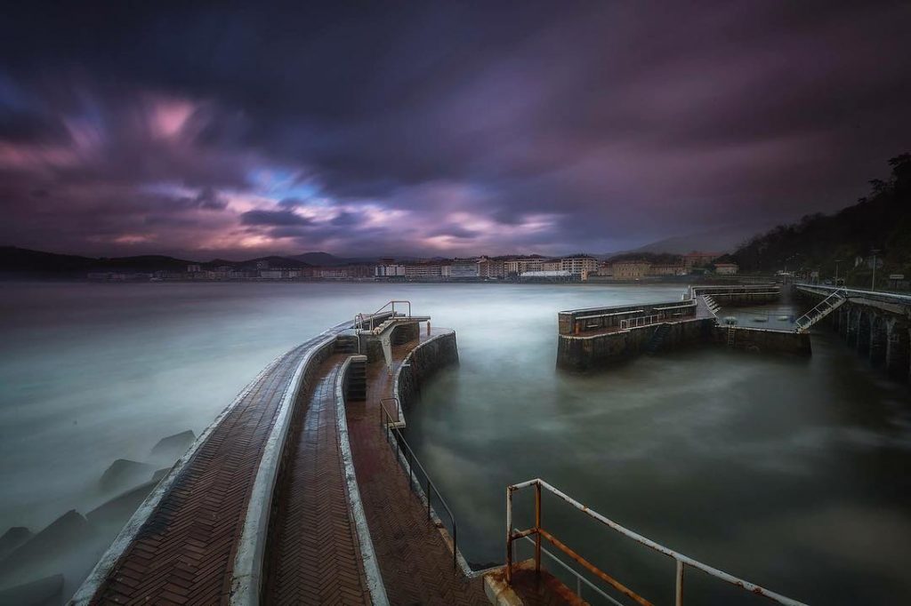 "Zarautz", de Iker Fernández, Premio Instagram de PhotoAquae 2018.