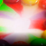 Experimento casero: arcoíris caramelos
