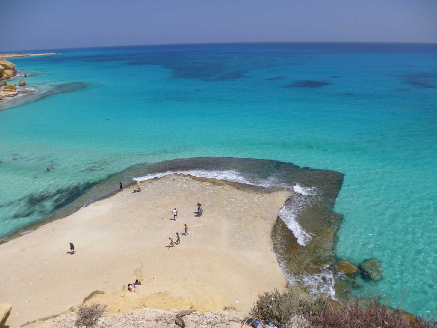 Marsa Matroh es uno de los lugares con el agua cristalina más famosos del mundo 