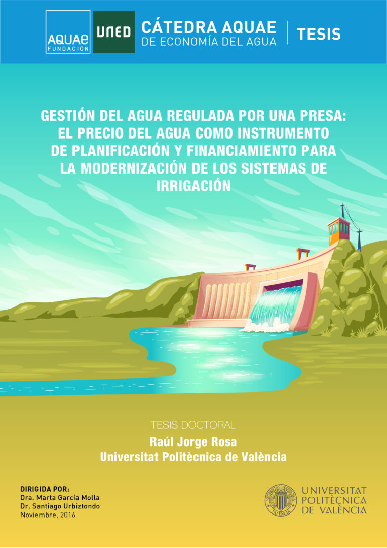 Tesis Raúl Jorge Rosa, gestión del agua, irrigación