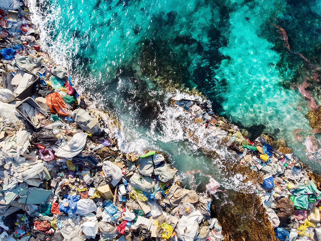 Detener la contaminación botella de plástico para hombre Camiseta salvar el planeta Tierra mares océanos nuestra 