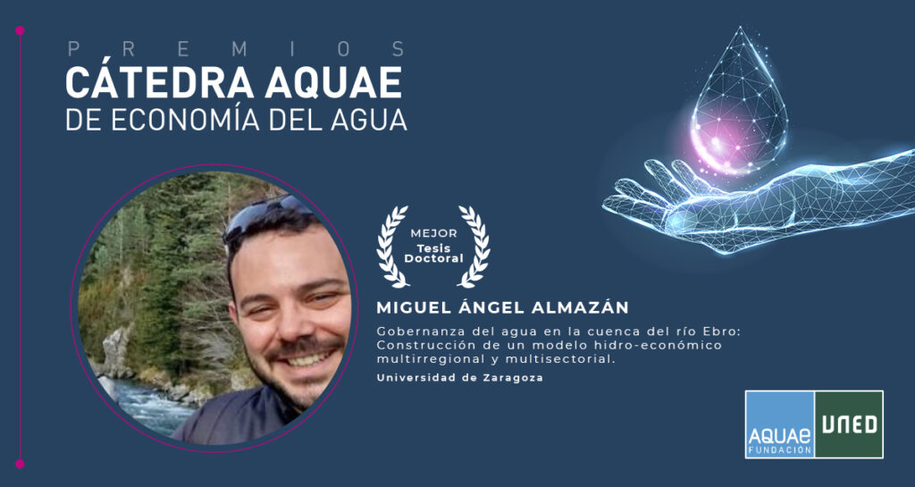 Premios Cátedra Aquae 2021 - Ganador del Premio Mejor Tesis Doctoral