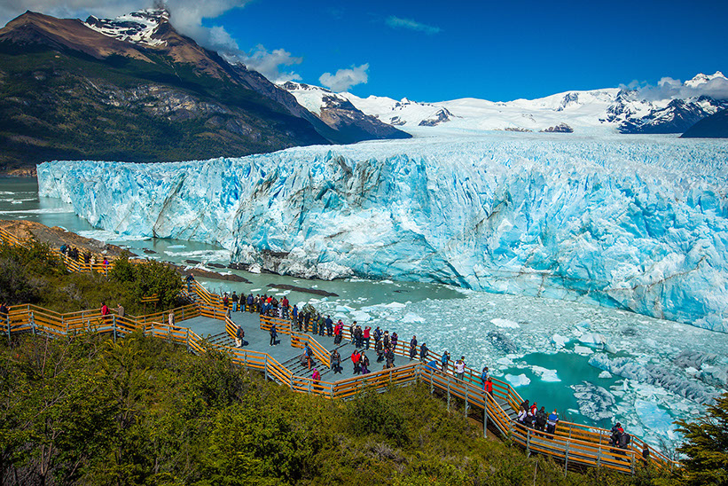 Con 5 km de longitud, el Perito Moreno (Argentina) es uno de los glaciares más espectaculares. J. Bernardes © Shutterstock.