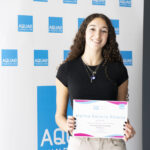 Marina Navarro durante su participación en la final española del SJWP 2024.