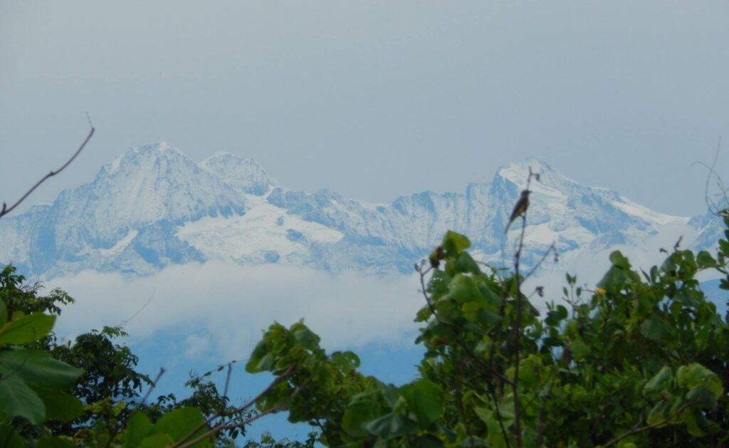 La Sierra Nevada de Santa Marta se levanta sobre la flora tropical de Colombia. | FOTO: Lobocordero5