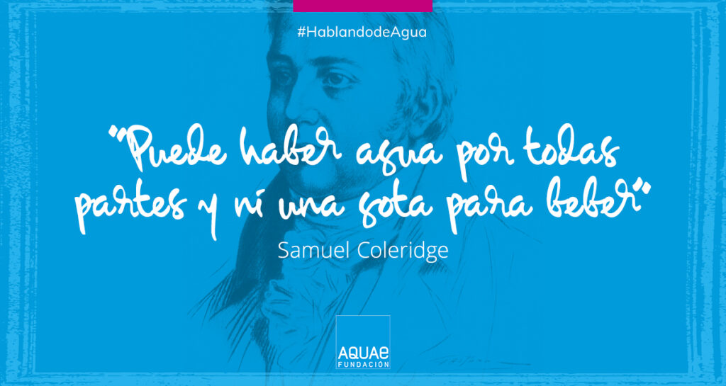 Coleridge hablando de agua