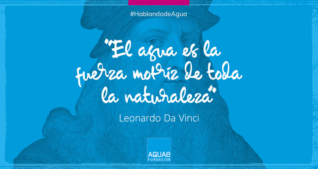 Leonardo hablando de agua