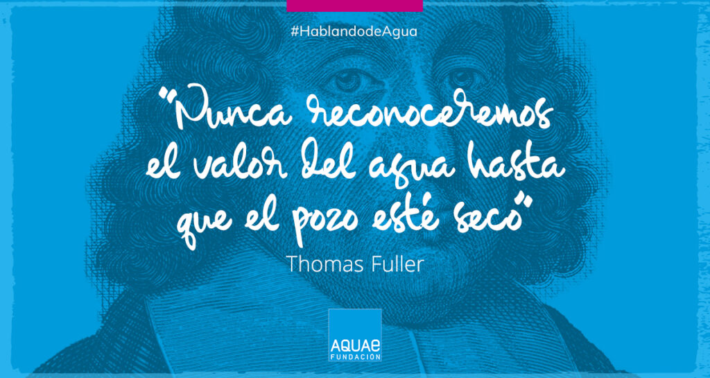 Thomas Fuller hablando de agua