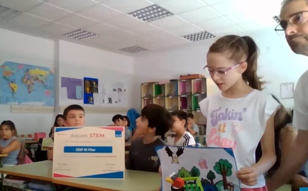 reconocimiento aquae stem 6 CEIP El Pilar de Plasencia